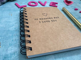 20 Reasons why I love you mini book, first anniversary gift idea, love notes, long distance boyfriend gift for 20th birthday