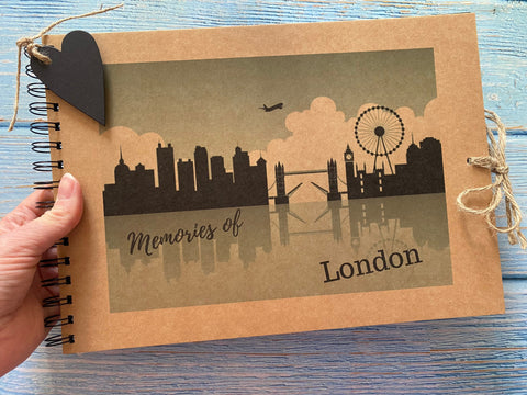 London scrapbook album
