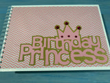 Birthday princess A4 handmade scrapbook (sale 58)