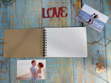 One year of loving you scrapbook album, first year anniversary gifts for boyfriend, 1 year paper wedding anniversary present for husband