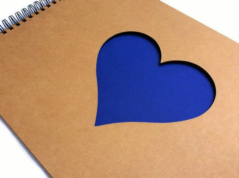 Scrapbook for boyfriend / girlfriend / fiance / engagement gift / proposal gift / love heart memory book / romantic photo album / date night