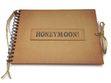 Honeymoon scrapbook album, rustic wedding gift for the couple, honeymoon memory book, honeymoon photo album