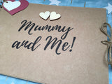mommy and me scrapbook album, mum Christmas gift from kids, mummy and me memory book, family photo album