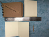 letters to open when mini scrapbook album, open when letters, long distance relationship gift