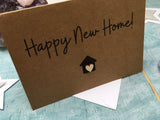 Happy new home card, moving in card, new home card for couple