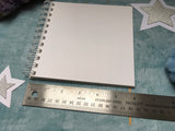 Small Blank scrapbook white covers white pages 6 x 6 inch mini scrapbook album clearance