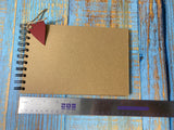 Basic kraft scrapbook 5 x 8 inches seconds sale