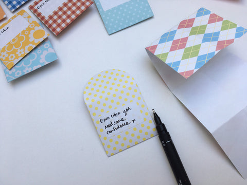 Open when mini envelopes, mini love letters, lunch box notes, gift for a boyfriend, long distance love gift for a girlfriend friendship gift