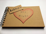 hen night guest book, hen party gift for the bride to be, hen party scrapbook album