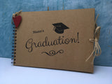 College Graduation gift for him, graduation scrapbook album, student graduation memory book, high school graduation gift