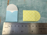 Tooth fairy envelopes, mini envelopes, tiny envelopes, for invites, for scrapbooks, cardmaking