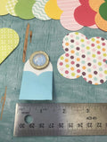 20 mini envelopes for scrapbooks, tiny envelopes for card making or pocket page letters in mixed patterns and plain papers, lunch box notes