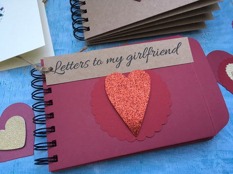 Long distance boyfriend gift, romantic gift, love Letters to my boyfriend, letters to my girlfriend, mini envelope scrapbook album