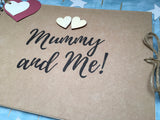 mommy and me scrapbook album, mother's day gift for women, mummy and me memory book