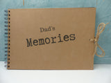 Dads memories scrapbook album