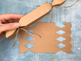 Christmas craft kit, make your own Advent Calendar Kit with kraft card boxes or manilla envelopes