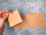 Christmas craft kit, make your own Advent Calendar Kit with kraft card boxes or manilla envelopes