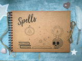 Spell book, rustic pagan gift, Wiccan gift for spells, modern witches journal
