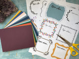 Open when letters, 18 open when envelopes & labels, long distance relationship gift, one year anniversary gifts for boyfriend