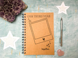 our third year together journal, 3 year anniversary gift for boyfriend, 3rd anniversary gift