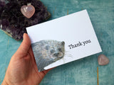 set of printed thank you notecards