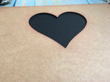 Heart aperture scrapbook album seconds sale black pages anniversary or valentines day gift for boyfriend husband wife or girlfriend